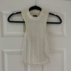UO Ribbed Cream Tank